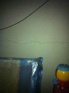 horizontal wall crack repair